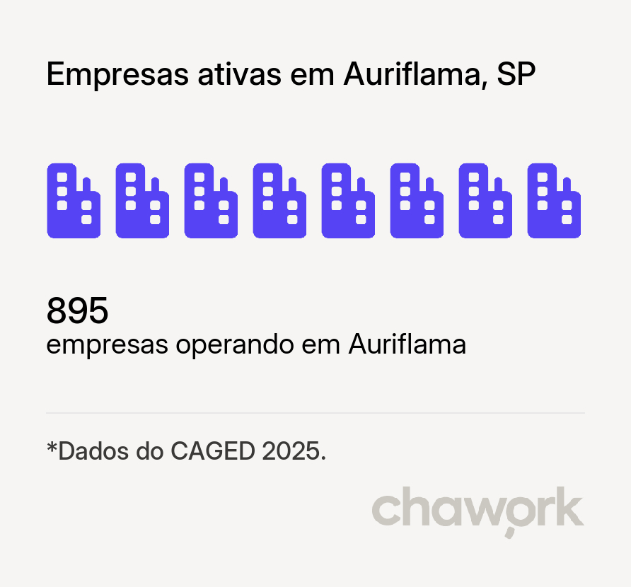 Empresas ativas em Auriflama, SP